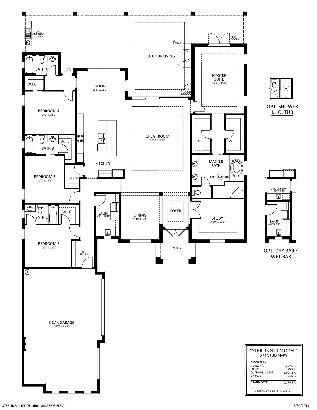 Sterling III / Floor plans / The Isles of Collier Preserve
