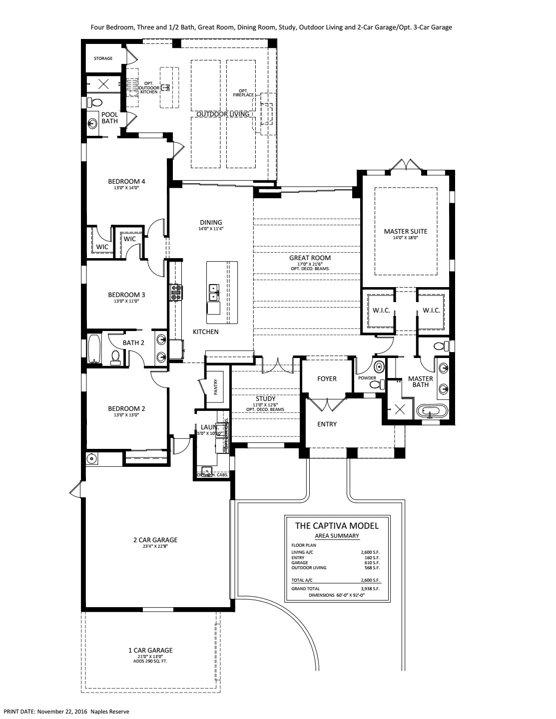 Captiva Floor Plan