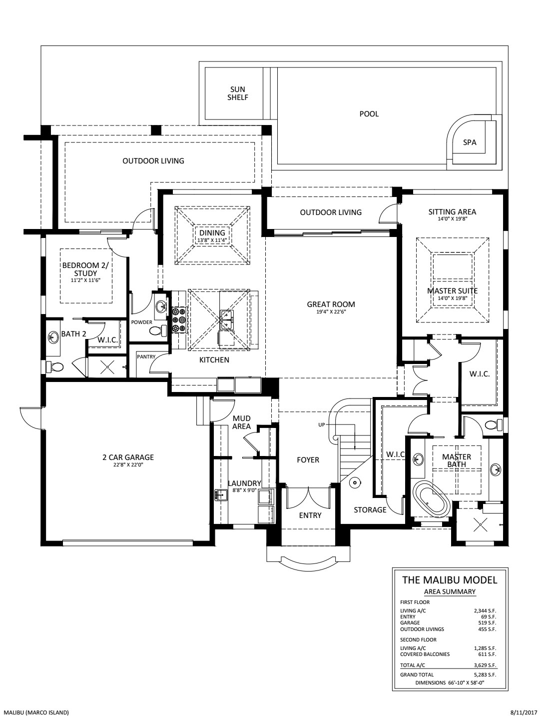 Malibu / Floor plans / Custom Homes / STOCK Family of Companies